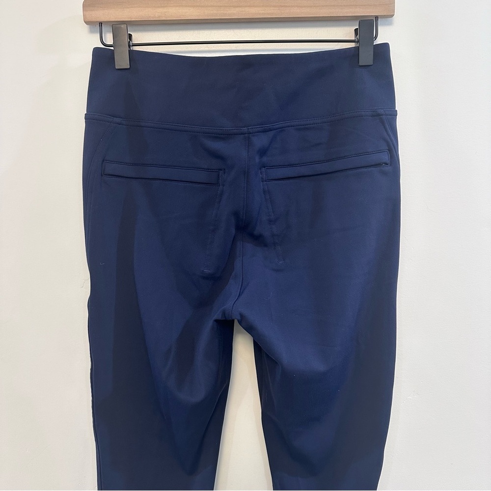 Athleta Delancey skyline high rise hybrid pants navy blue size medium - Picture 6 of 9